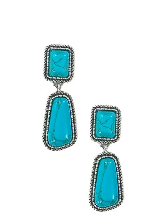 Limited-Time Jewelry Discounts – Shine Without The Splurge Tiered Drop Earrings, Turquosie