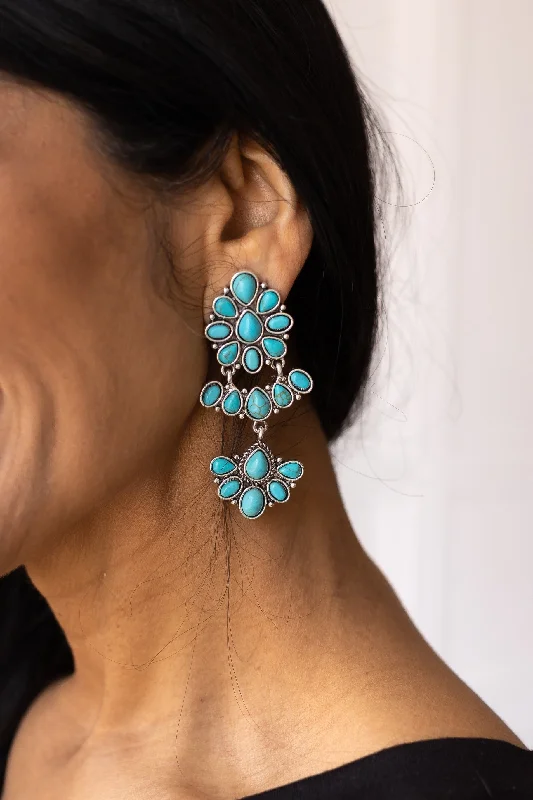 Seasonal Jewelry Clearance – Best Styles At The Lowest Prices Turquoise Dream Cascade Earrings