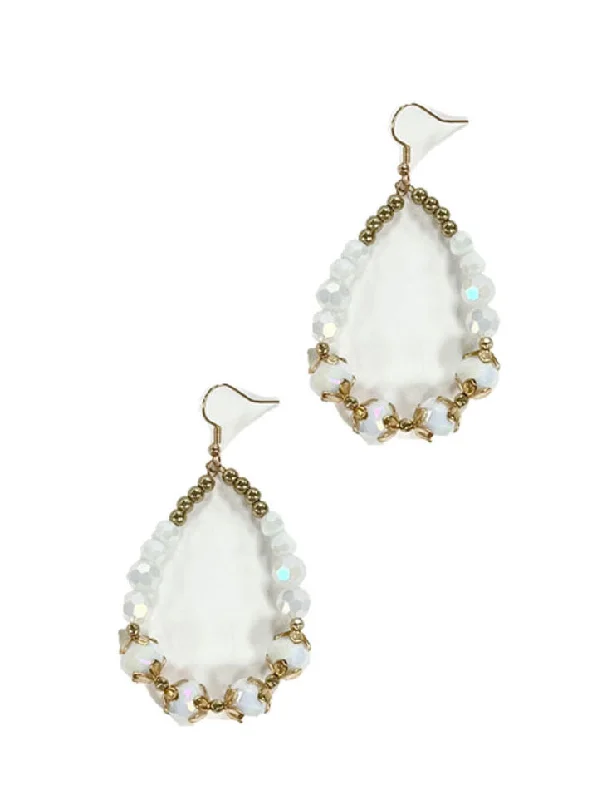 Luxury Jewelry Without The Luxury Price Tag White Beaded Earrings