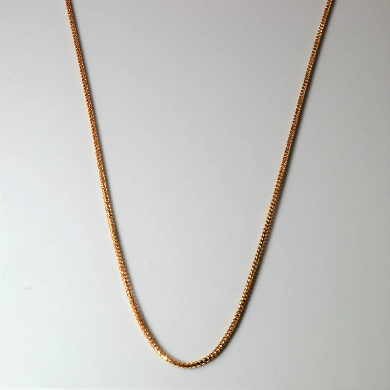 Grab Stylish Jewelry Before The Sale Ends 10k Rose Gold Wheat Chain | 22" |