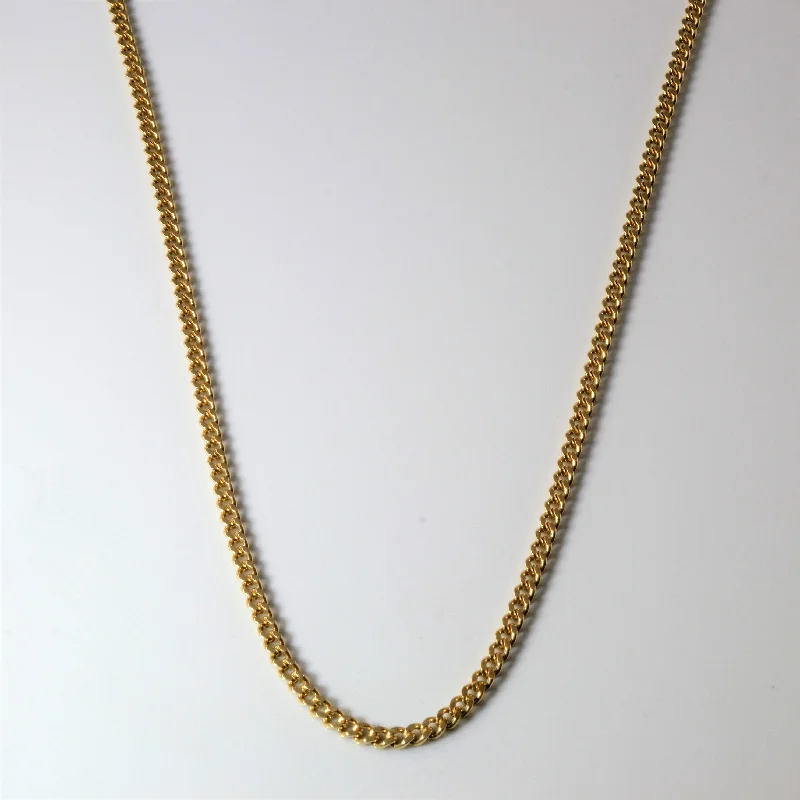 Trending Jewelry Styles Now At Limited-Time Discounts 10k Yellow Gold Curb Chain | 20"|