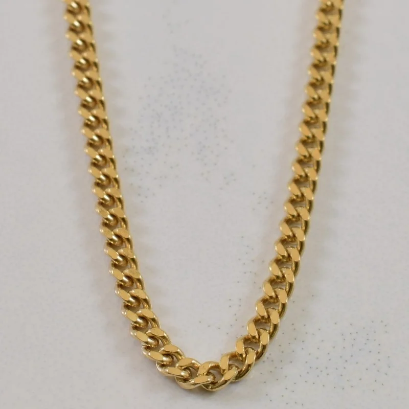 Huge Savings On Timeless Jewelry Collections 10k Yellow Gold Cuban Chain | 22.5" |