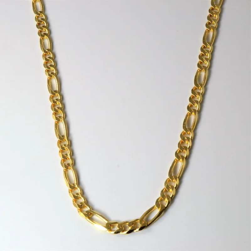 Luxury Jewelry At Unbeatable Discounts 14k Yellow Gold Figaro Chain | 20" |