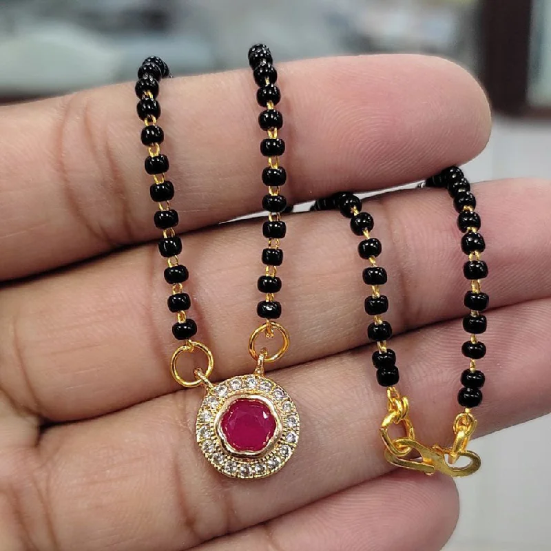 Bohemian-Inspired Jewelry For Free-Spirited Fashion Aamrapali Gold Plated Mangalsutra