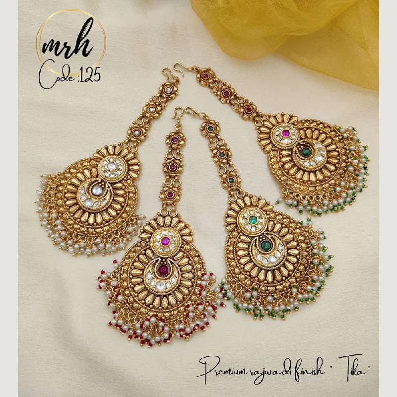 Best-Selling Jewelry Styles Now At Exclusive Discounts Jewel Addiction Copper Gold Plated Mangtikka