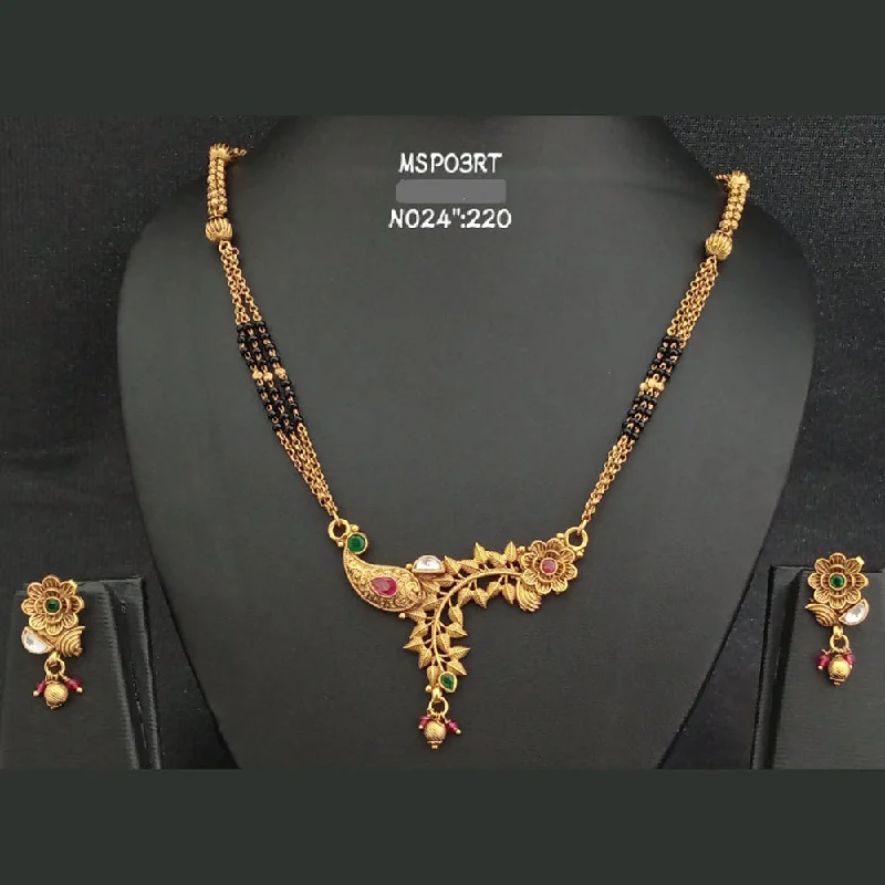 Breathtaking Jewelry, Breathtaking Prices Kala Creation Gold Plated Mangalsutra Set