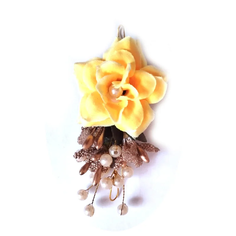 Limited-Stock Jewelry Clearance – Grab Your Favorites Now Kavyas Kreation Floral Hair Brooch