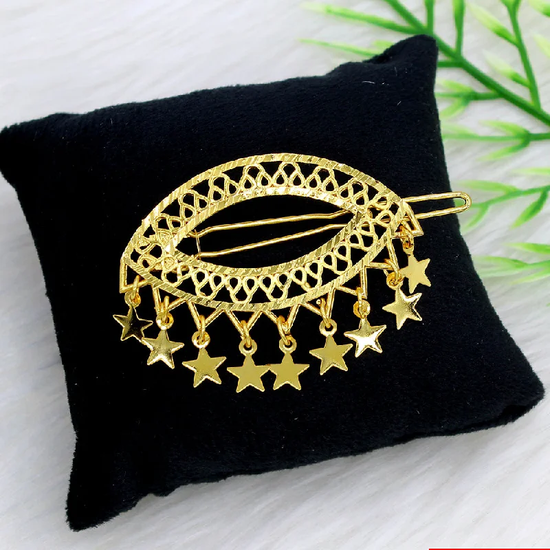 Shine Without Limits – Jewelry Sale Happening Now Mahavir Dye Gold Plated Hair Pin