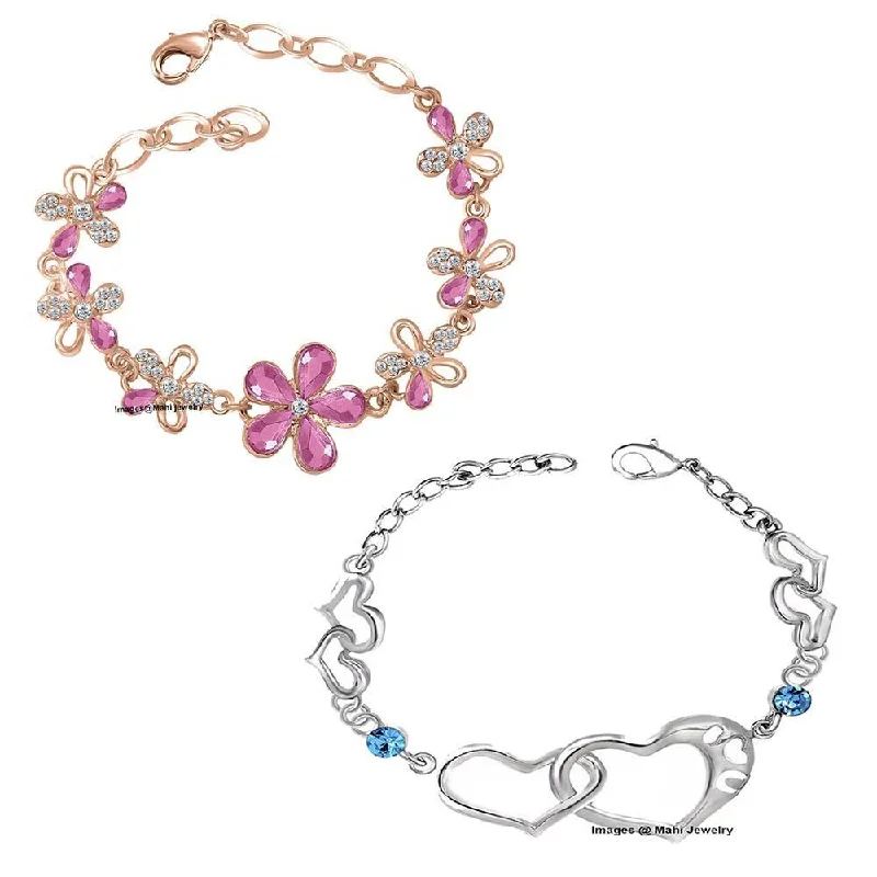 The Ultimate Jewelry Sale – Shop Premium Styles Mahi Dazzling Crystal Bracelets Combo