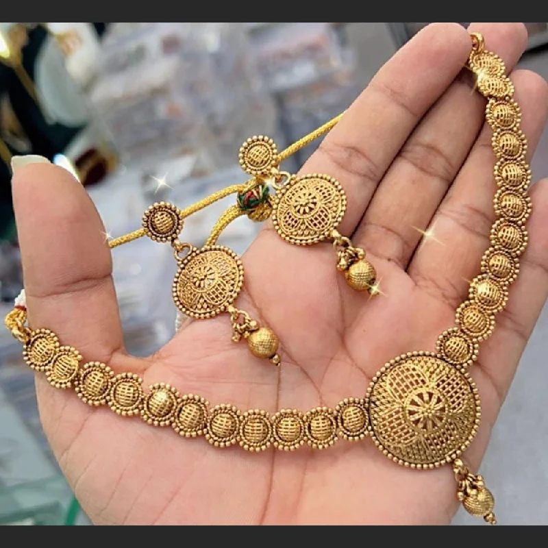 Exclusive Jewelry Sale – Grab Timeless Pieces Now Manisha Jewellery Gold Plated Necklace Set