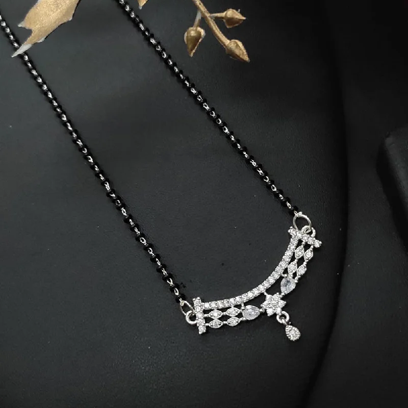 Elegant Jewelry At Unbeatable Offers – Shop Before It's Gone Manisha Jewellery Silver Plated Austrian Stone Manglasutra