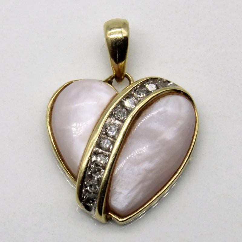 High-End Jewelry, Now More Affordable Than Ever Moonstone & Diamond Heart Pendant | 2.80ctw, 0.07ctw |