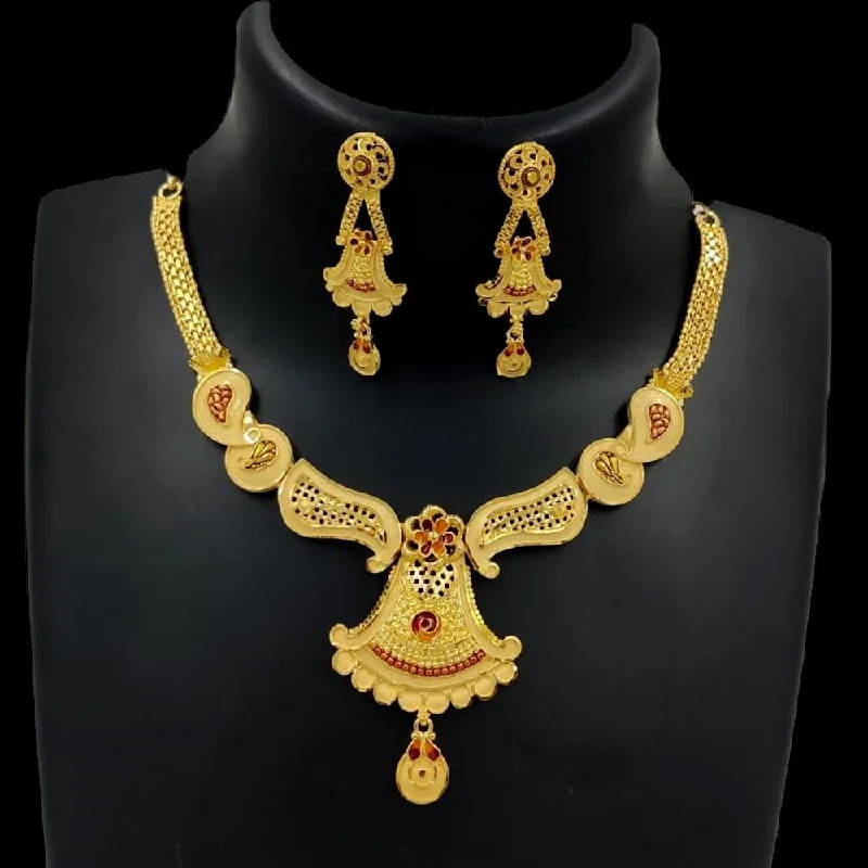 Unmissable Discounts On Timeless Jewelry Pieces Pari Art Jewellery Forming Gold Necklace Set