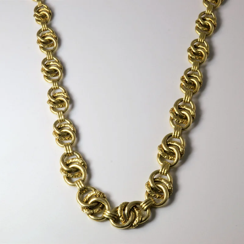 Stunning Jewelry At A Fraction Of The Price Circle Link Chain Necklace | 17" |