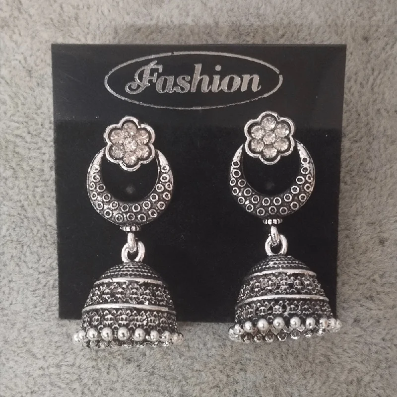 Unbeatable Offers On Luxury And Everyday Jewelry Tahura Oxidised Plated Jhumki Earrings