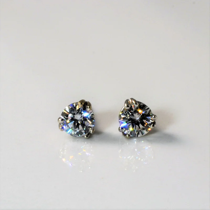 Dainty And Elegant Jewelry Now At Reduced Prices Six Prong Martini Diamond Studs | 1.12ctw |