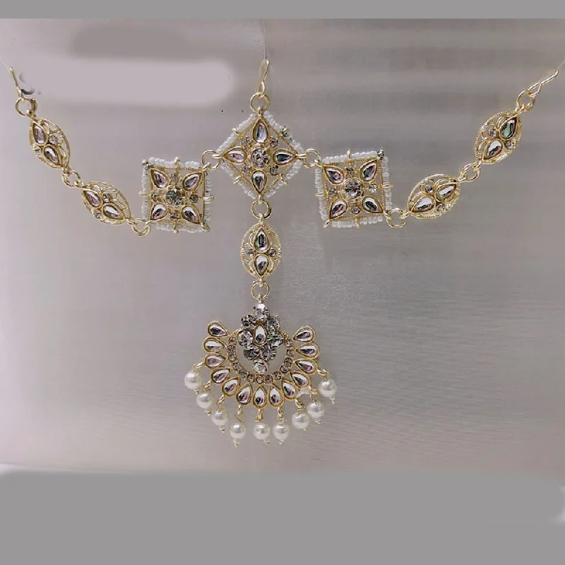 Seasonal Jewelry Clearance – Best Styles At The Lowest Prices Tip Top Jewellers Gold Plated Kundan And Pearl Sheeshphool