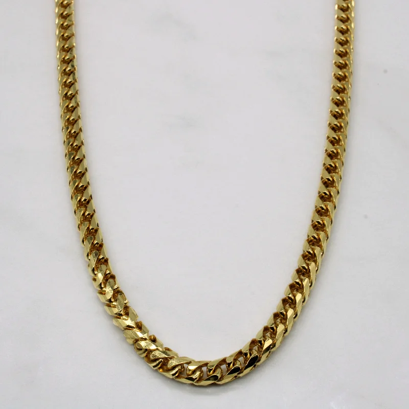 Personalized Jewelry At Special Discount Rates 18k Yellow Gold Puffed Wheat Chain | 24" |