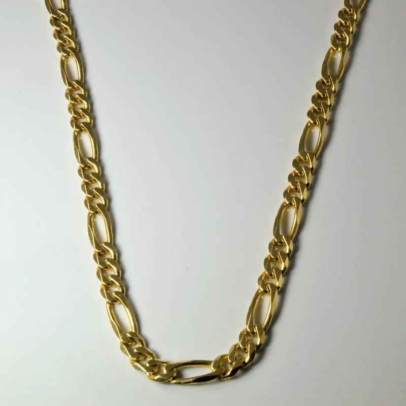 Don't Miss Our Biggest Jewelry Sale Of The Season 18k Yellow Gold Figaro Chain | 23" |