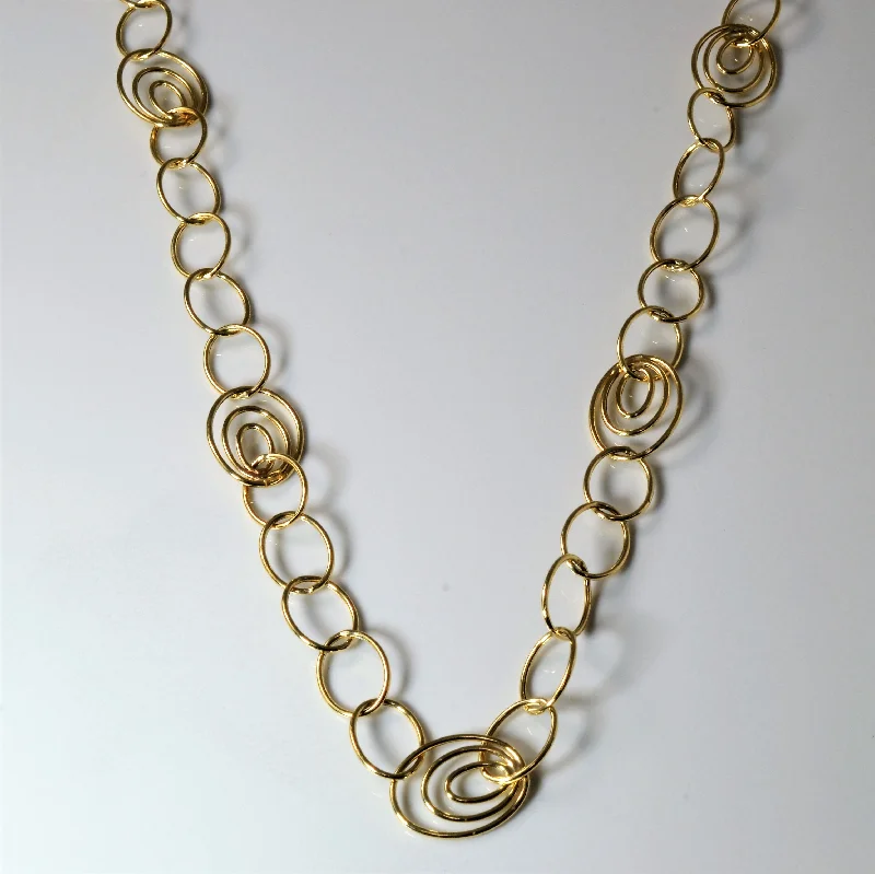 Best Jewelry Deals – Shop Premium Pieces At Great Prices Fancy Yellow Gold Spiral Chain Necklace | 44" |